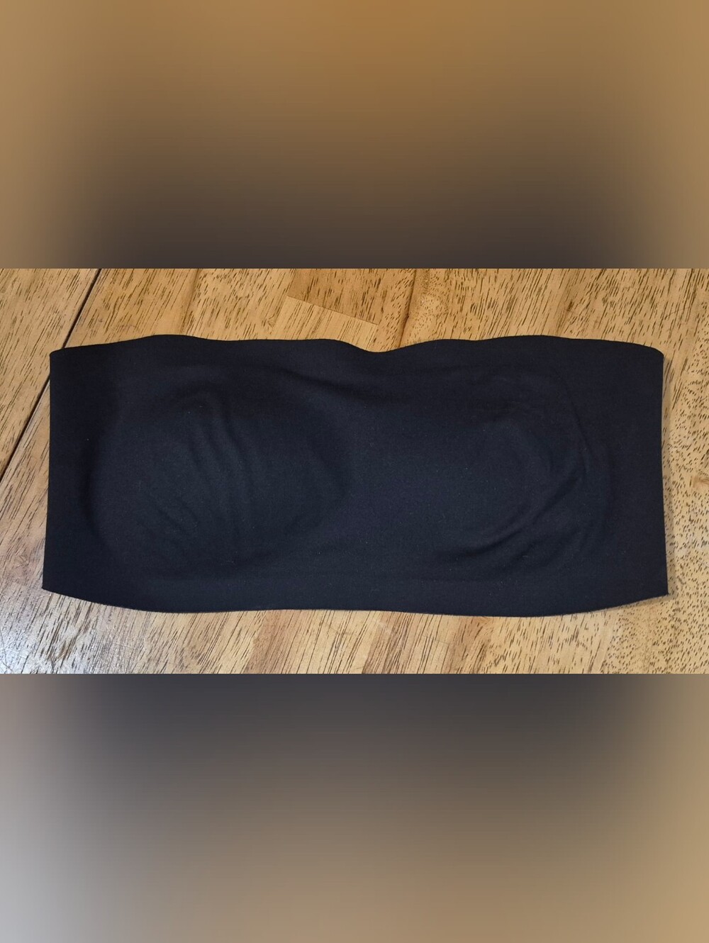 Aerie Real Free Longline Bandeau Bralette Black M